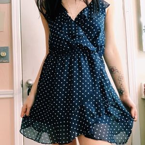 Polka Dot Spaghetti Strap Sundress